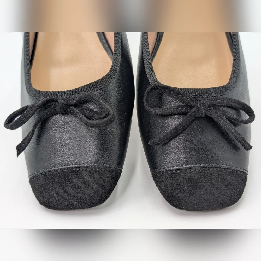 NWOT C. Paravano Toe Bowknot Ballet Flats Size US 8.5 EU 39 - Picture 16 of 16